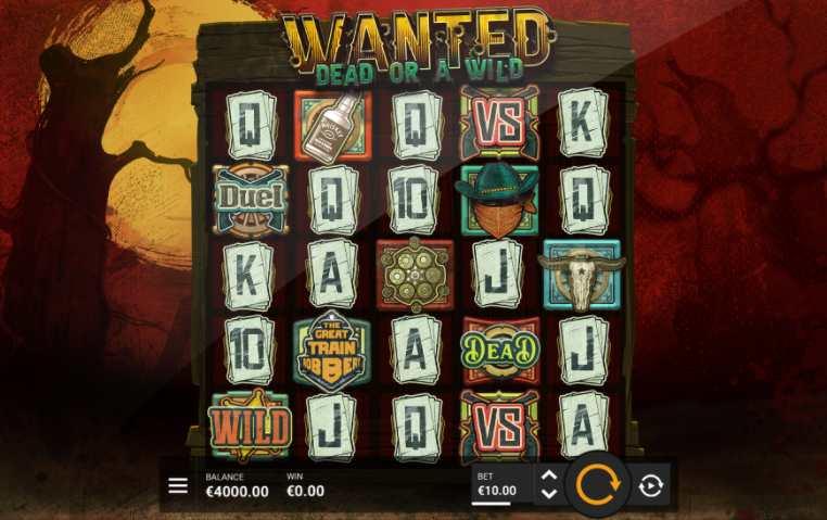 dead or a wild slot gameplay